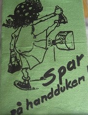 HANDDUK. Spar på handduken