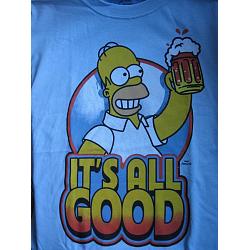 T-SHIRT. SIMSONS. It´s all good